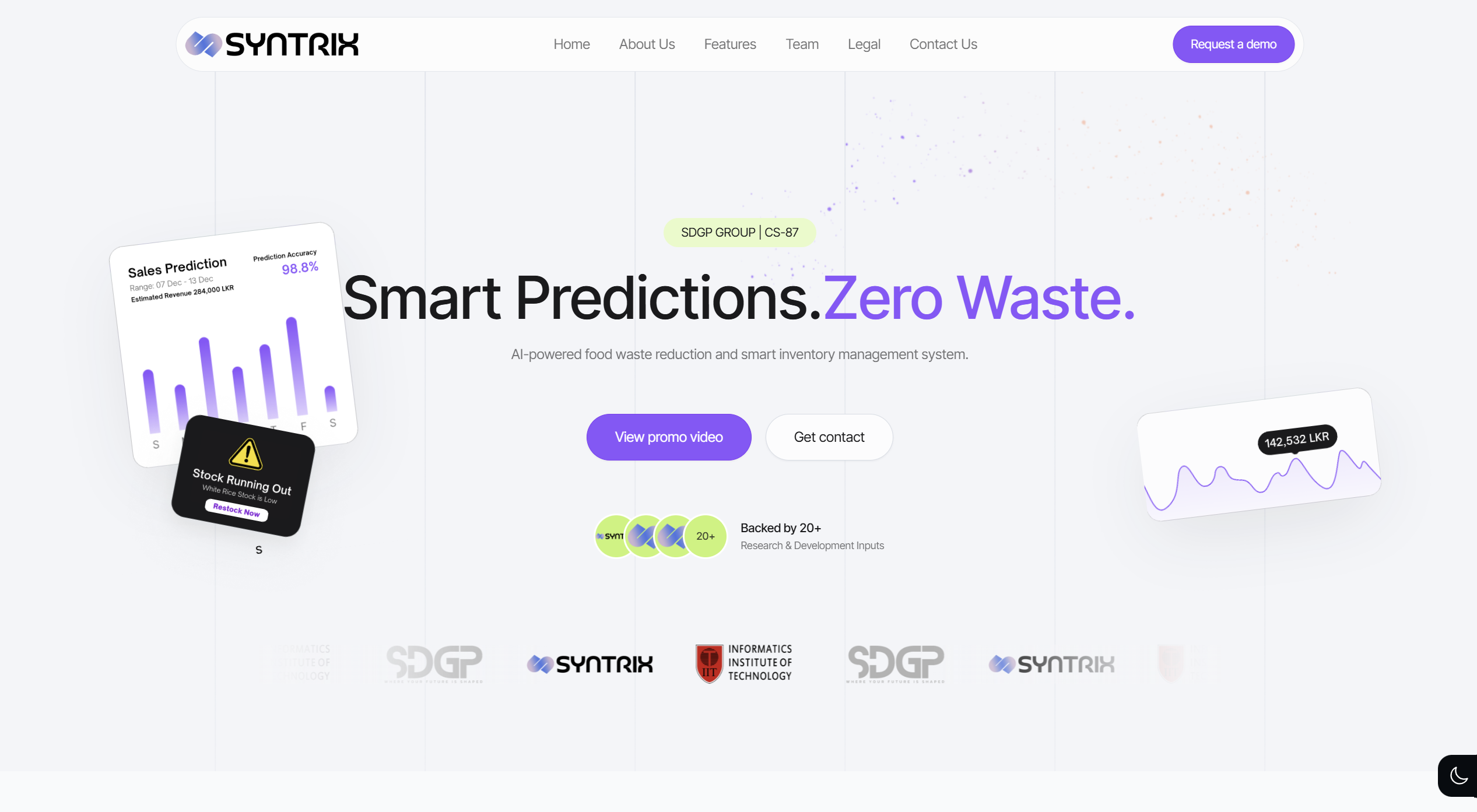 SyntrixLK Landing Page